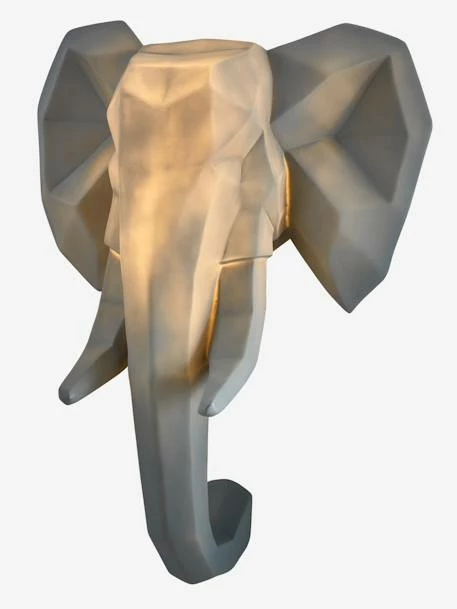 Trophée Mural éléphant Lumineux Gris - Vertbaudet – Image 3
